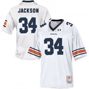 Bo Jackson Auburn Tigers #34 - White Football Jersey