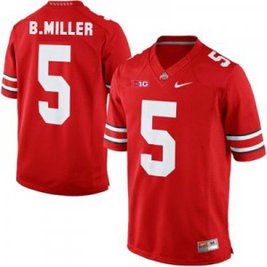 Braxton Miller Ohio State Buckeyes #5 - Scarlet Red Football Jersey