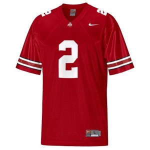 Cris Carter Ohio State Buckeyes #2 - Scarlet Red Football Jersey