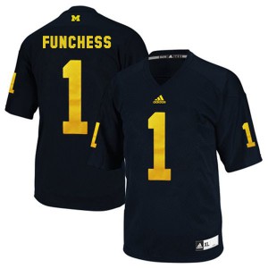 Devin Funchess UMich Wolverines #1 Youth - Blue Football Jersey