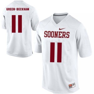 Dorial Green Beckham Oklahoma Sooners #11 - White Football Jersey