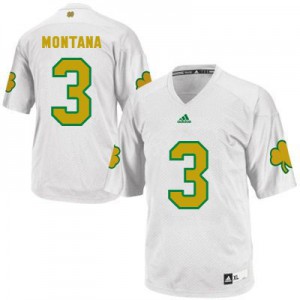 Joe Montana Notre Dame Fighting Irish #3 Shamrock Series Youth - White Football Jersey