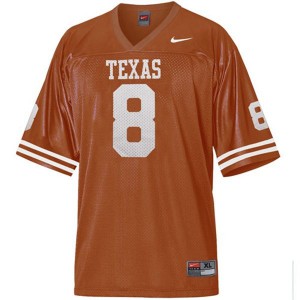 Jordan Shipley Texas Longhorns #8 - Orange Football Jersey
