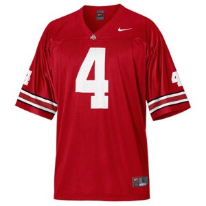 Kirk Herbstreit Ohio State Buckeyes #4 Youth - Scarlet Red Football Jersey