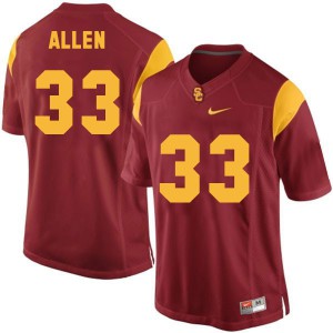 Marcus Allen USC Trojans #33 Youth - Red Football Jersey