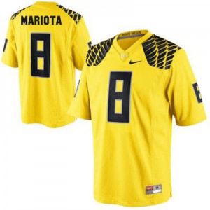 Marcus Mariota Oregon Ducks #8 Youth - Yellow Football Jersey