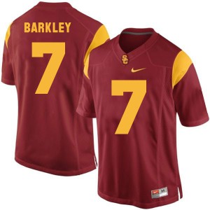 Matt Barkley USC Trojans #7 Youth - Red Football Jersey