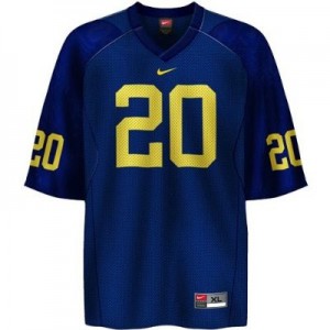 Mike Hart UMich Wolverines #20 - Navy Blue Football Jersey