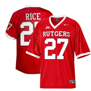 Ray Rice Rutgers Scarlet Knights #27 - Red Football Jersey
